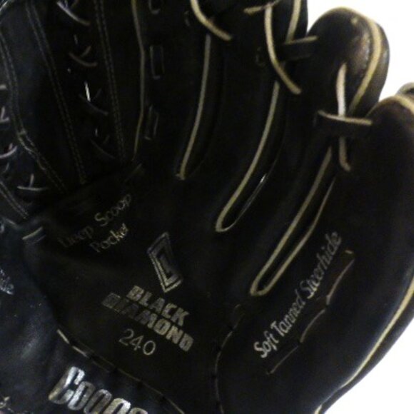 SPRT1 - Cooper Black Diamond 240 BASEBALL GLOVE Deep Scoop Pocket LEFT - Picture 6 of 10